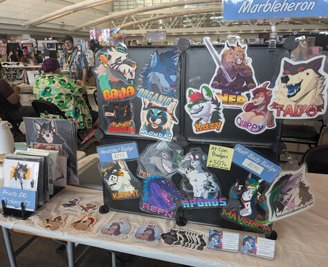 Anthrocon Artist Alley 2025